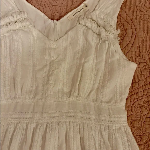 Ellison White Midi Dress - Picture 8 of 9